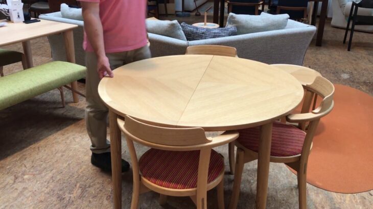 CONDE HOUSE（カンディハウス）ルントオム　EXテーブル　ダイニング　展示品　岐阜の家具　家具のフクタケ