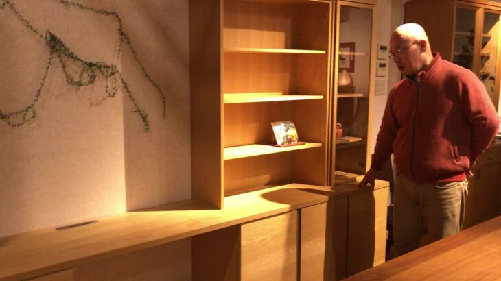 CONDE HOUSE（カンディハウス）am　オーダーボード　飾り棚　デスク　収納　展示品　岐阜の家具　家具のフクタケ