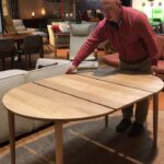 マム　伸張式ダイニングテーブル　タモ材　CONDE HOUSE（カンディハウス）　　岐阜の家具　家具のフクタケ