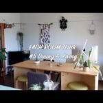 SUB【４０代女性ひとり暮らし】#５ 部屋別ルームツアー Dining&Living｜ living by myself 40s｜#５ Each room tour