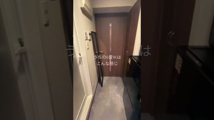 6畳1Kで楽しく一人暮らししてます。