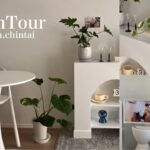 【ルームツアー】ワンルーム8畳 一人暮らし | ホワイト家具に観葉植物が映えるお部屋 | room tour