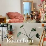【ルームツアー】1K 7.5畳 ひとり暮らし  | 好きな色を取り入れた居心地の良いお部屋 | 観葉植物のある暮らし | room tour