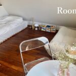 【ルームツアー】都内 ワンルーム 一人暮らし | 勾配屋根のシンプルで統一感のあるお部屋  | room tour