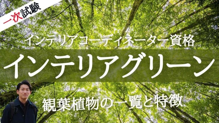 インテリアコーディネーター一次試験_インテリアグリーン