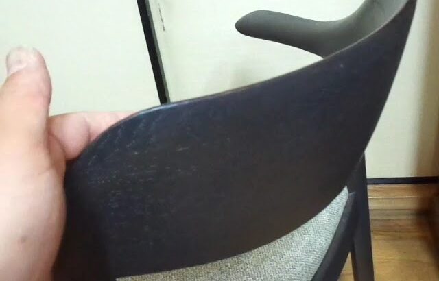 4脚セット カンディハウス CondeHouse WING LUX LD 木製椅子 日本製 ダイニングチェア ウォールナット材 肘掛