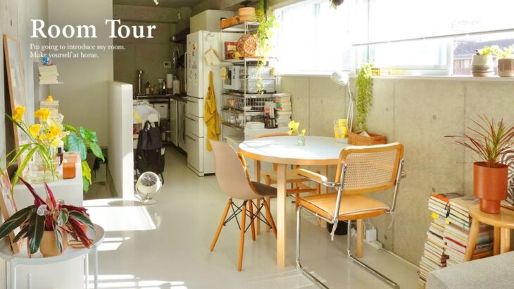 【ルームツアー】カラーを取り入れたナチュラルインテリアのお部屋づくり｜キッチン収納｜観葉植物・IKEA｜賃貸アパート・メゾネット｜ 1LDK・二人暮らし japanese room tour