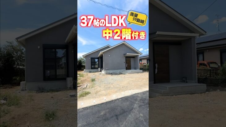 【平屋ルームツアー】圧倒的すぎるLDK！中２階付き平屋　＃リブワーク #shorts