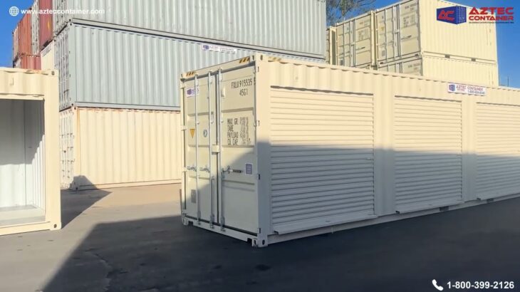 40 Foot Container 4 Roll up Doors – Aztec Containers