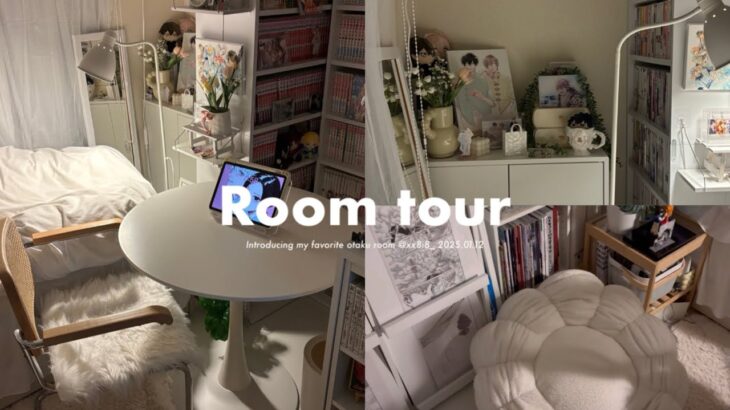 room tour ￤ 実家暮らし6畳オタク部屋🎀￤ ルームツアー ￤ 本棚 ￤ グッズ飾り方 🌱