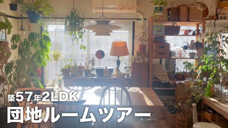 【ルームツアー】団地 築57年 2LDK・ジブリ〜借りぐらしのアリエッティ〜のような植物の中にある暮らし｜Japanese Apartment Room Tour【EN/JP SUB】