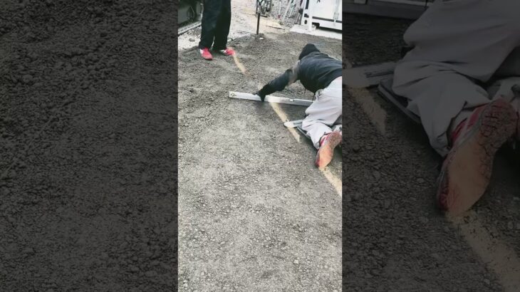 【千葉県柏市 オワコンDIY 手作業での敷き均し】