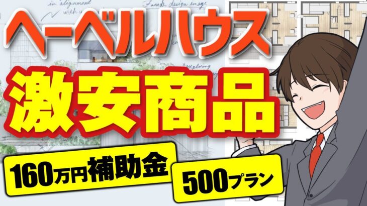 【2025年がチャンス！】30坪で300万安い！？ヘーベルハウスに手が届く規格住宅！【マイデッサン】