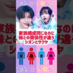 妹の関係　NCT WISH  シオンとサクヤ