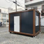 主婦でも置けるコンテナが30万円台で買える時代が来た。。。#prefabhouse #プレハブハウス #コンテナハウス