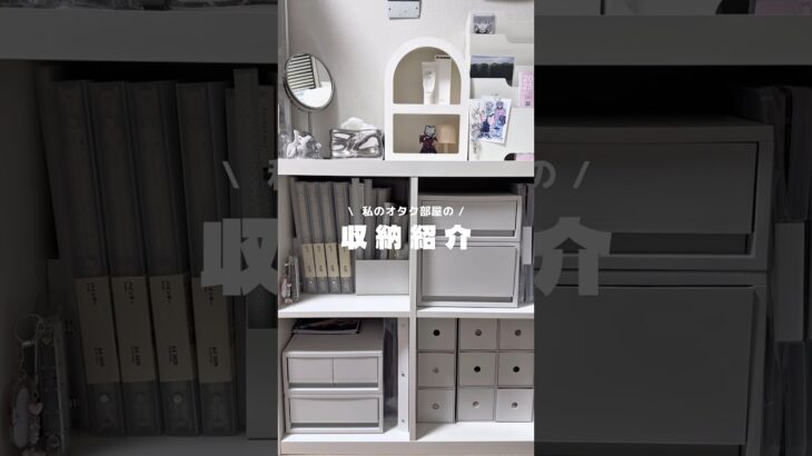 〜オタク部屋収納紹介〜 #オタ活 #無印良品 #収納
