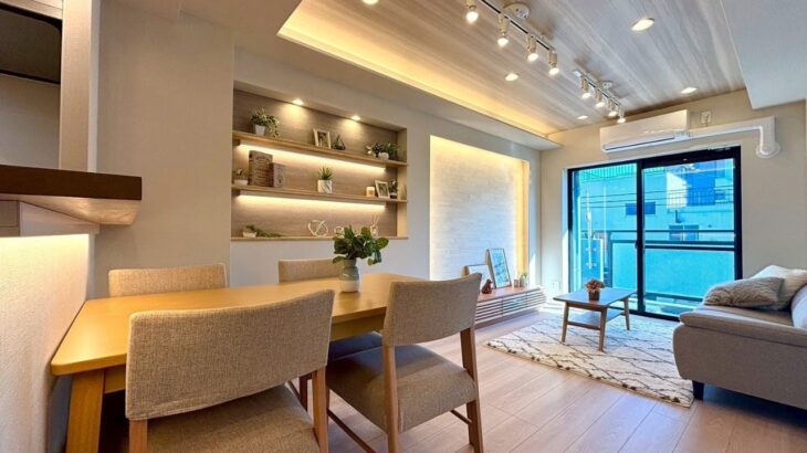 【家具付きマンション✨角部屋ルームツアー🏠】3LDK │ スカイツリー望めます♪