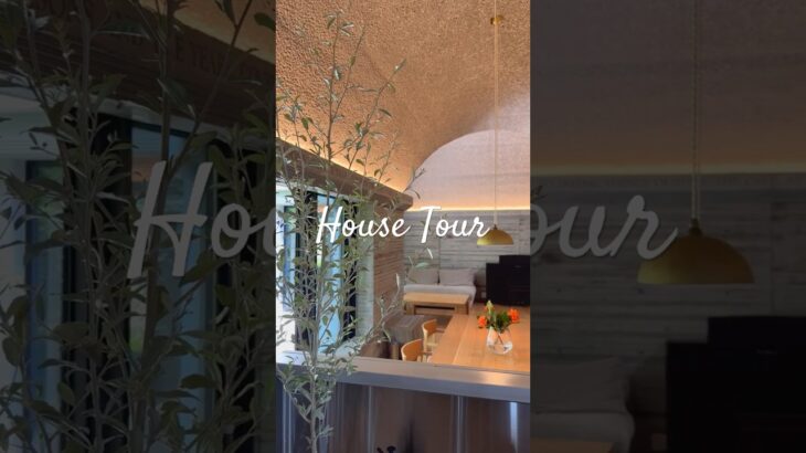 【ルームツアー】緑を望むコンクリートドームの家｜静けさに包まれる都心の住まい｜椎名英三・祐子建築設計 #ルームツアー #建築家住宅 #RC住宅 #打ち放しコンクリート#コンクリート住宅