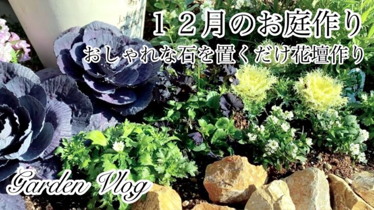 【ガーデニングVlog】１２月のお庭作り／新しく花壇作りました／工夫してよかったこと５選／アジュガ通り