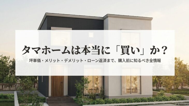 タマホームは本当に【買い】か？