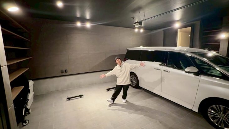 【初公開】新居のガレージが完成したので紹介します！