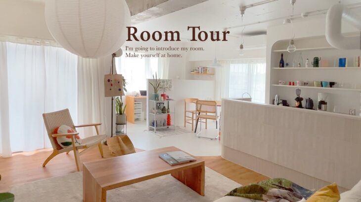 【ルームツアー】暮らしやすさと自分達らしさを両立した、スッキリしつつ遊び心のある部屋づくり。｜中古マンション・フルリノベーション｜ 2LDK・夫婦二人暮らし｜観葉植物・IKEA｜部屋紹介