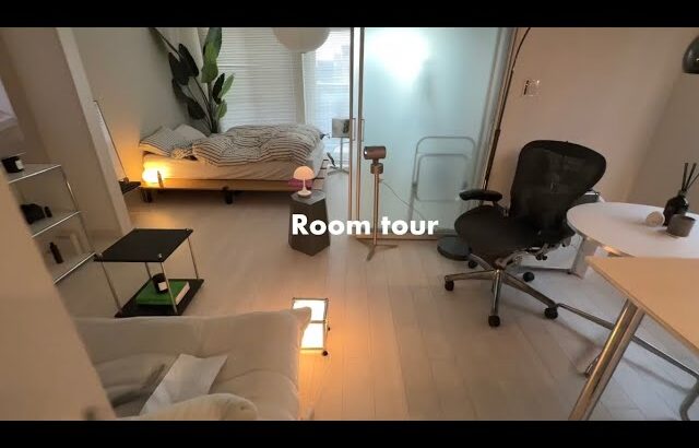 【ルームツアー】靴磨き職人28歳女(1LDK/17帖）一人暮らしインテリア