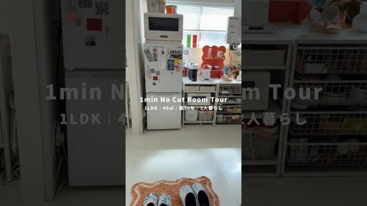 1分ノーカットルームツアー🏠 #roomtour #ルームツアー #カラフルインテリア #2人暮らし #1ldk賃貸
