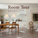 【ルームツアー】海外アパルトマンを参考にした心地いい家づくり。スッキリと落ち着いた部屋｜ヴィンテージ家具&インテリア｜新築戸建て｜ 3LDK・家族暮らし japanese room tour