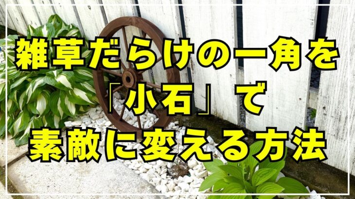 【ガーデンカフェ化計画②】雑草地帯から手軽におしゃれ空間へ。ガーデンカフェ化に伴い足元を素敵に変える動画です。