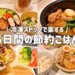 【5日間0円自炊】一人暮らし社会人の節約ごはん記録🍚｜手羽元と鶏むねレシピ🐔