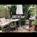 【個人邸】古道具とバラと宿根草のお庭は白のアンティークが映えるグリーンガーデンにDIYのレンガの小道が続く艶やかでお洒落で素敵なお庭！|平松邸 | 園芸/ガーデニング店巡り | 兵庫/北区