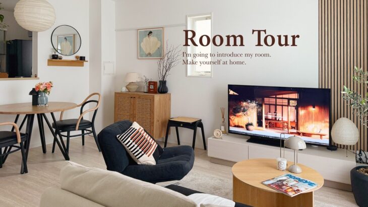 【ルームツアー】賃貸でつくる、ナチュラルで心地いい部屋づくりアイデア＆収納アイテム｜和モダン・IKEA・tower・観葉植物・夫婦2人暮らし・2LDK Japanese room tour