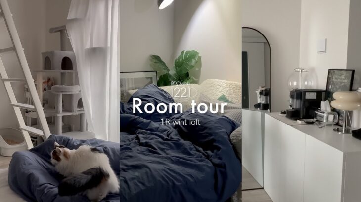 【ROOM TOUR】我が家のワンルーム🏠夏のロフト付き賃貸の過ごし方｜東京賃貸暮らし