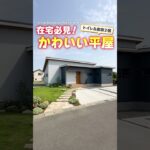 【平屋ルームツアー】在宅ワーカー必見！家事ラクでカワイイ平屋#shorts